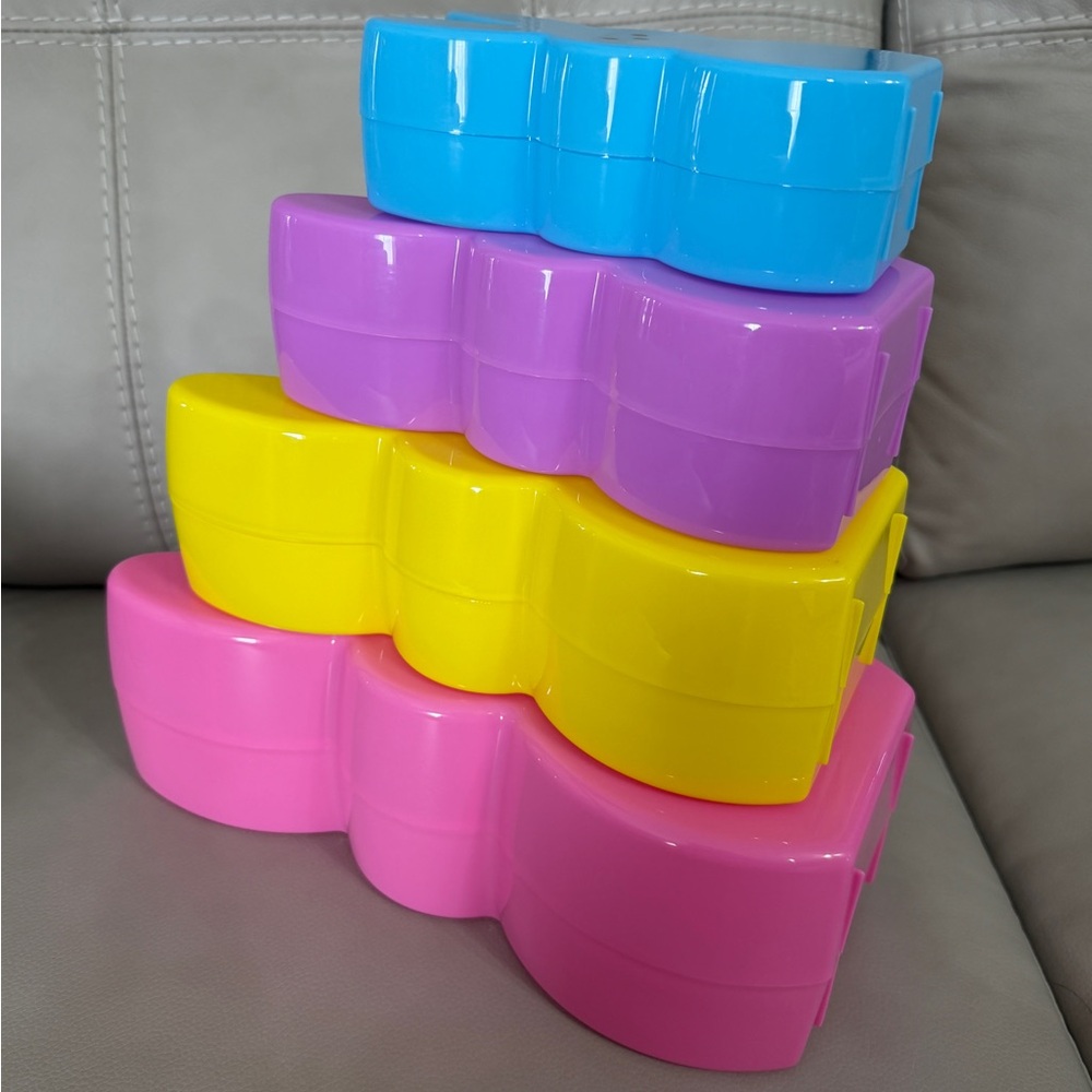 NWT - LIMITED EDITION PEEPS PINK Set - with 4 Nesting Peeps, Plush & Tote - Picture 5 of 12